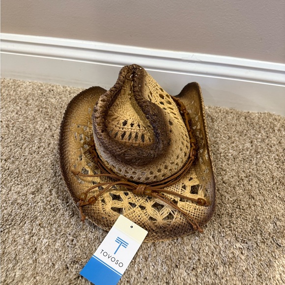 Stylish Woven Cowboy Hat - Picture 2 of 6